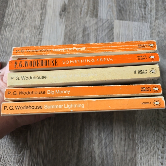 5 P.G. Wodehouse Penguin Books Set of Vintage Paperbacks Dark Academia - Picture 6 of 8